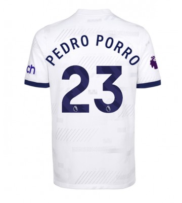 Tottenham Hotspur Pedro Porro #23 Primera Equipación 2023-24 Manga Corta